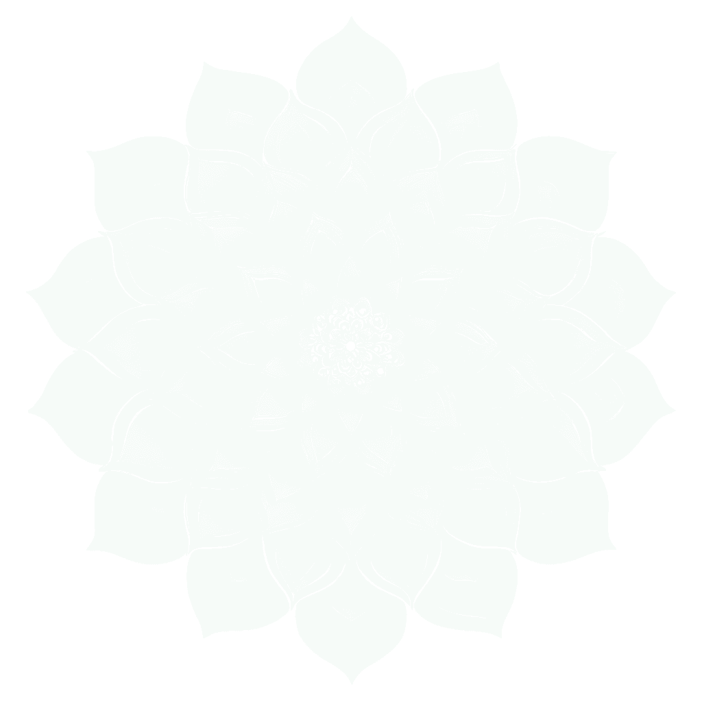 Decorative mandala pattern for massage therapy